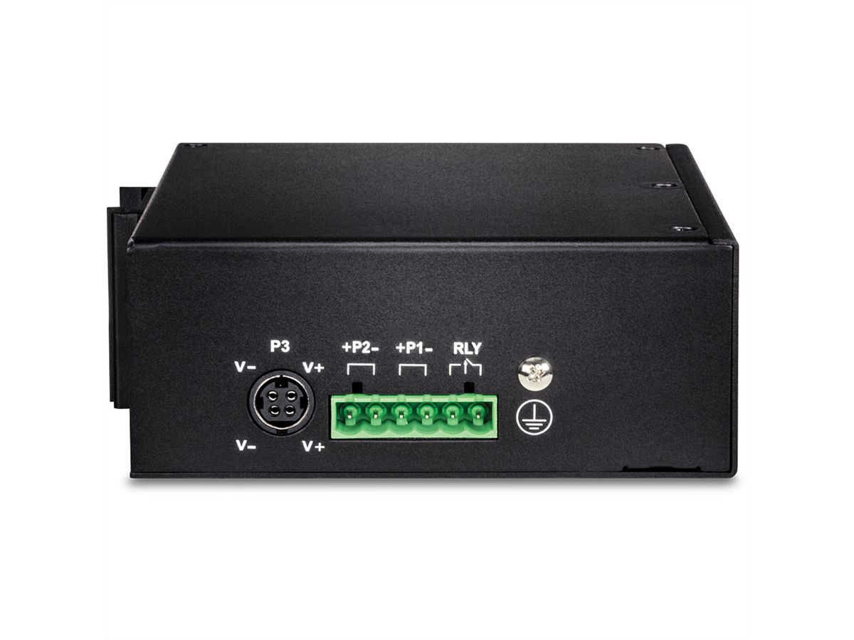 TRENDnet TI-PG160 Switch Rail DIN PoE+ Gigabit industriel à 16 ports