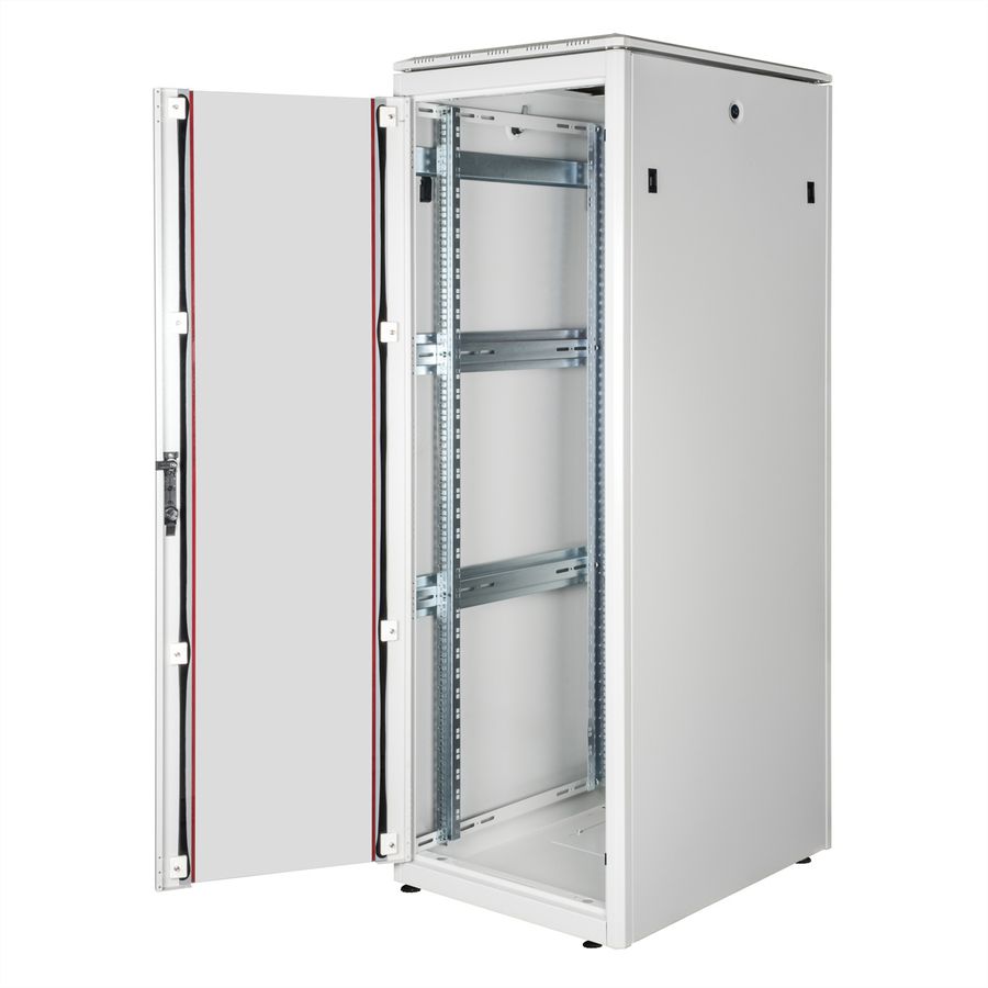 ROLINE 19" Baie réseau Pro 36U, 600x800 LxP Porte verre gris