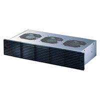 SCHROFF 19" Ventilateur de poussée 2 U, axial pour profondeur de panneau 220 mm, 445 - 530 m³h