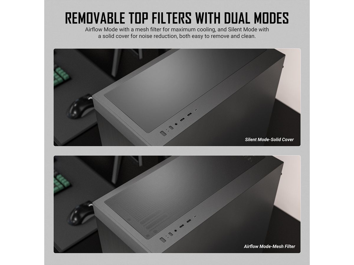 ANTEC Performance P7S Boîtiers PC Mid Tower, ATX, M-ATX et ITX, argent