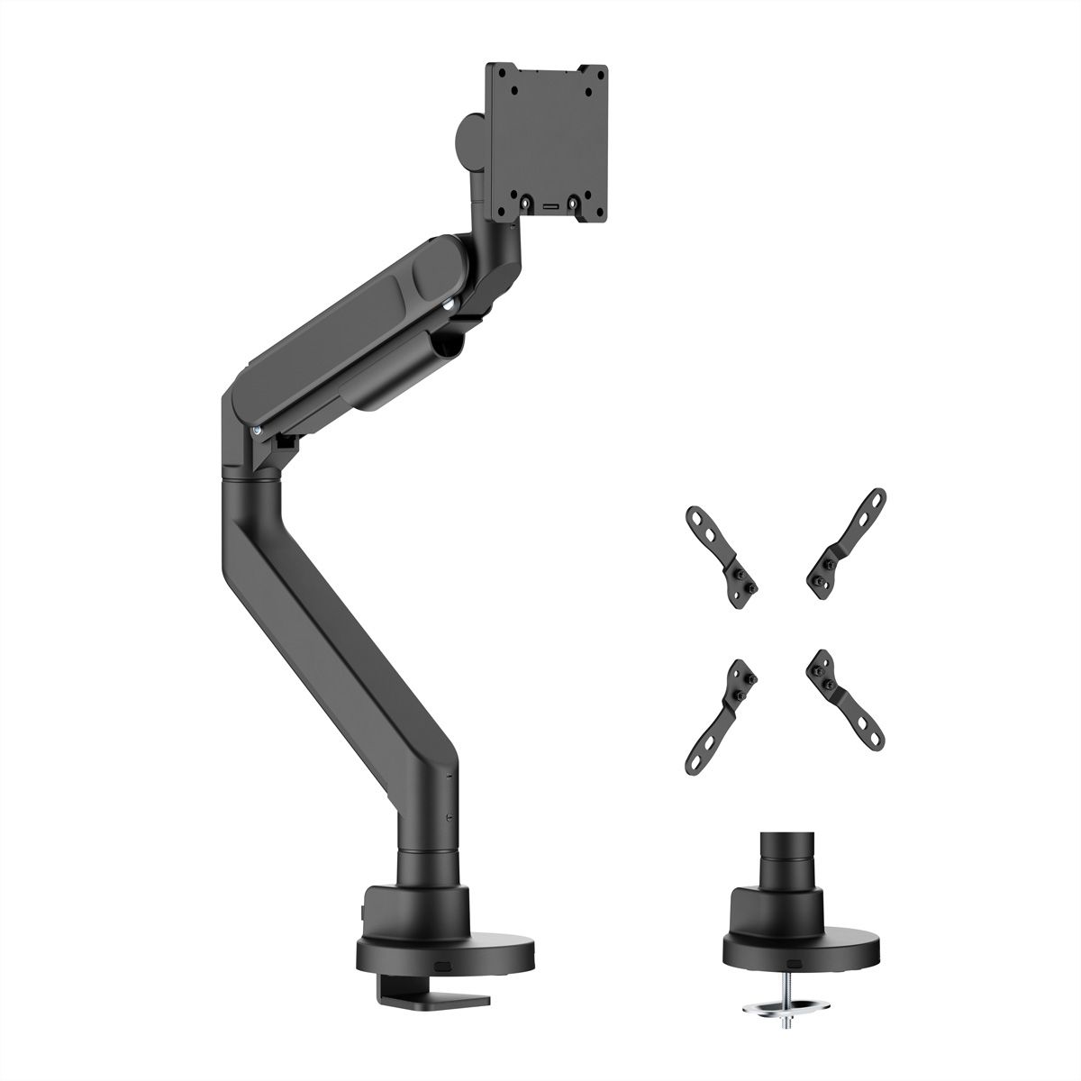 ROLINE Bras LCD standard, fixation sur bureau, 24–57 pouces, jusqu'à 27 kg