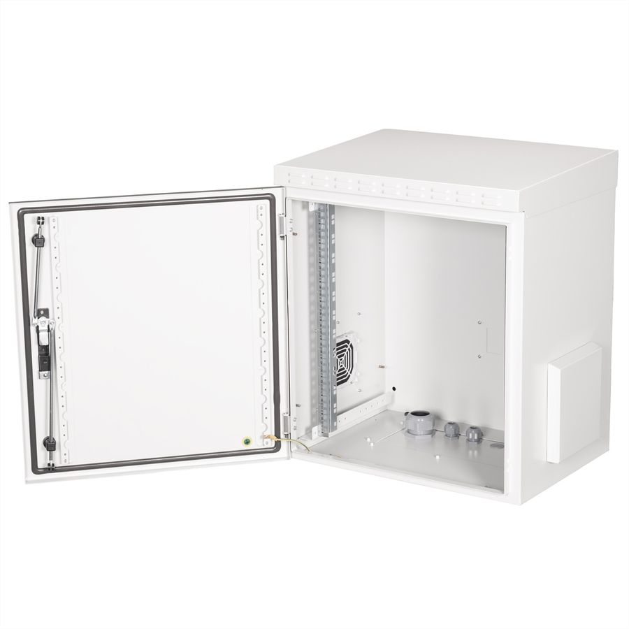ROLINE 19" Boîtier mural Pro 12U, 600x450 LxP IP55 outdoor gris