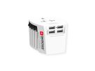 SKROSS Adaptateur de voyage universel MUV USB 4xA, monde
