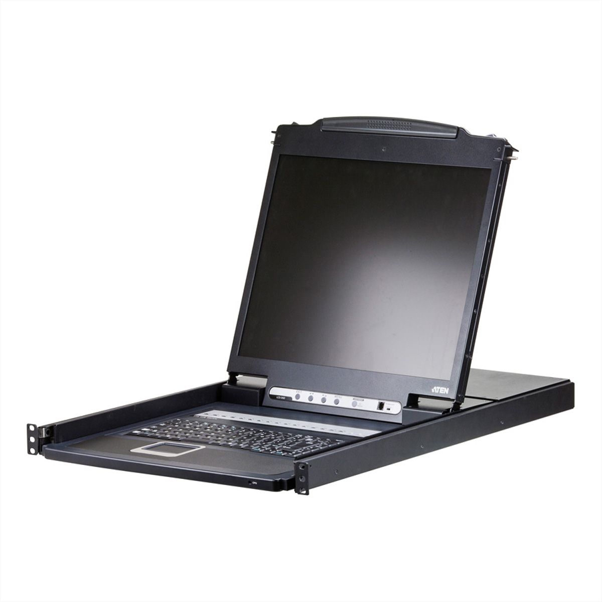 ATEN CL1316N Commutateur KVM VGA LCD à un seul rail PS/2-USB 16 ports, FR-Layout