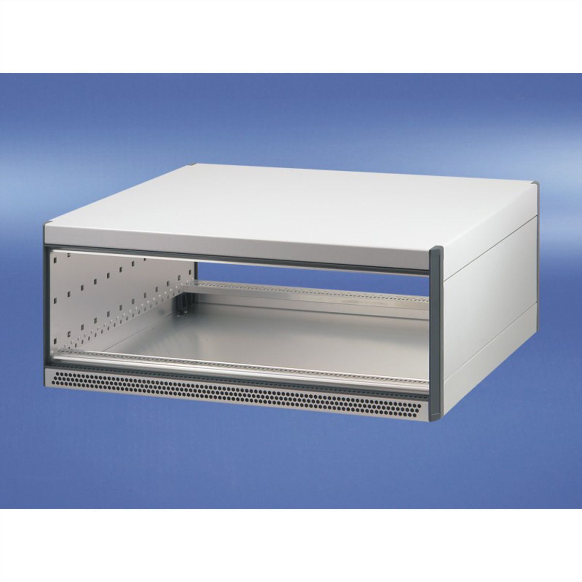 Coffret de bureau RatiopacPRO AIR de SCHROFF, blindage rétractable, garniture avant, 3/4 U, 84 HP, 255 mm