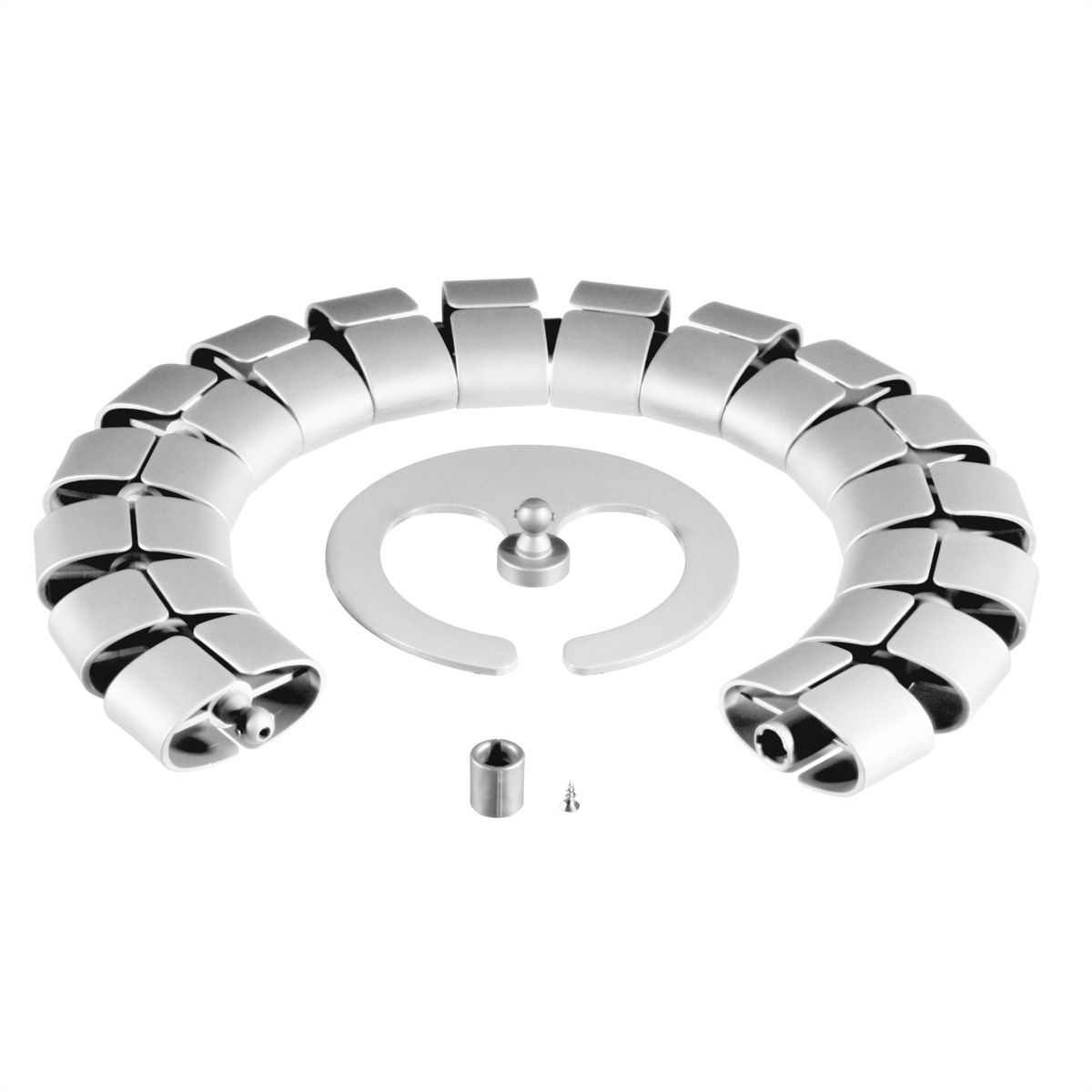BACHMANN Serpentin de câble Premium blanc RAL9003 normal table
