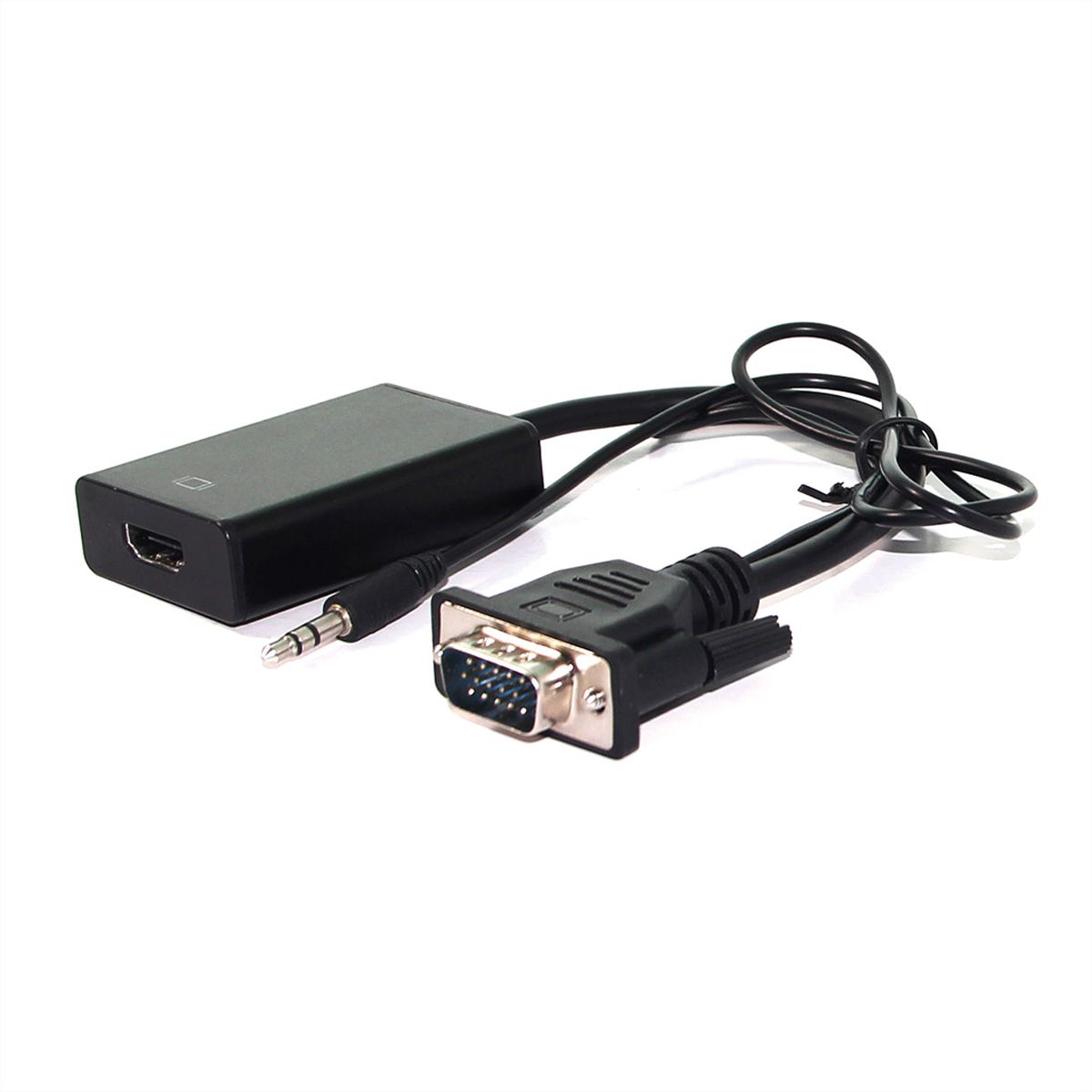 VALUE Adaptateur VGA+Audio vers HDMI, 0,15 m - SECOMP France