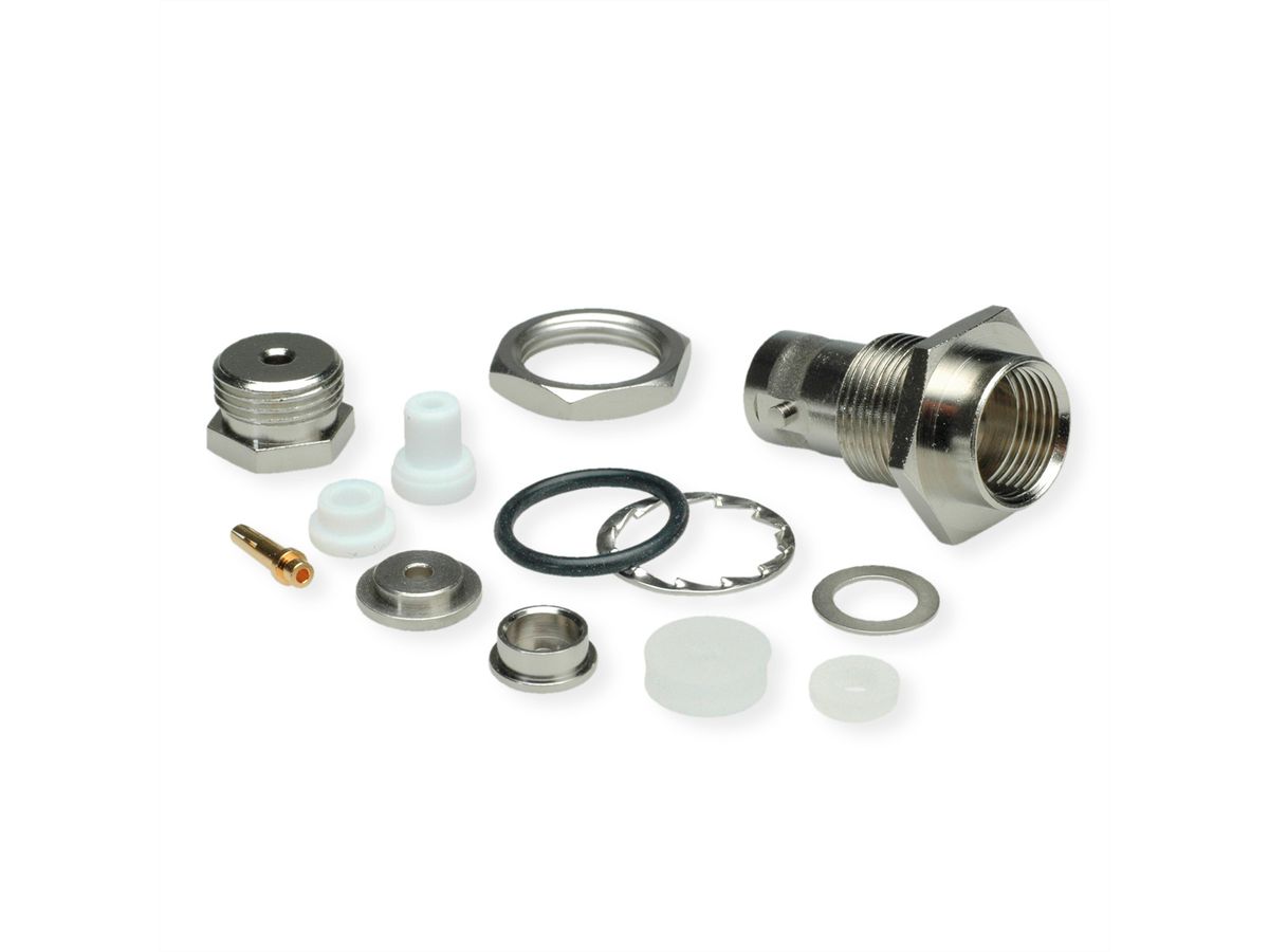 TELEGÄRTNER Douille de câble BNC 50 ohms, pour raccord à pression RG178B/U