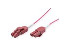 ROLINE Cordon FO 50/125µm OM4, LC/LC, UNIBOOT, violet, 0,5 m