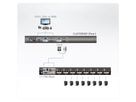 ATEN CL6700MW KVM-Console LCD, DVI, HDMI Full HD, ES-Layout