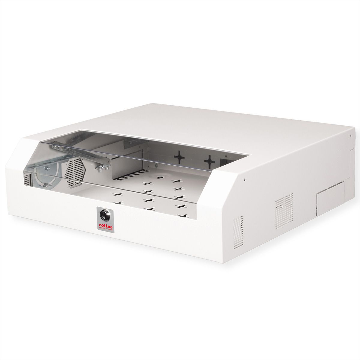 ROLINE 19" Boîtier mural Basic 5U, Court gris