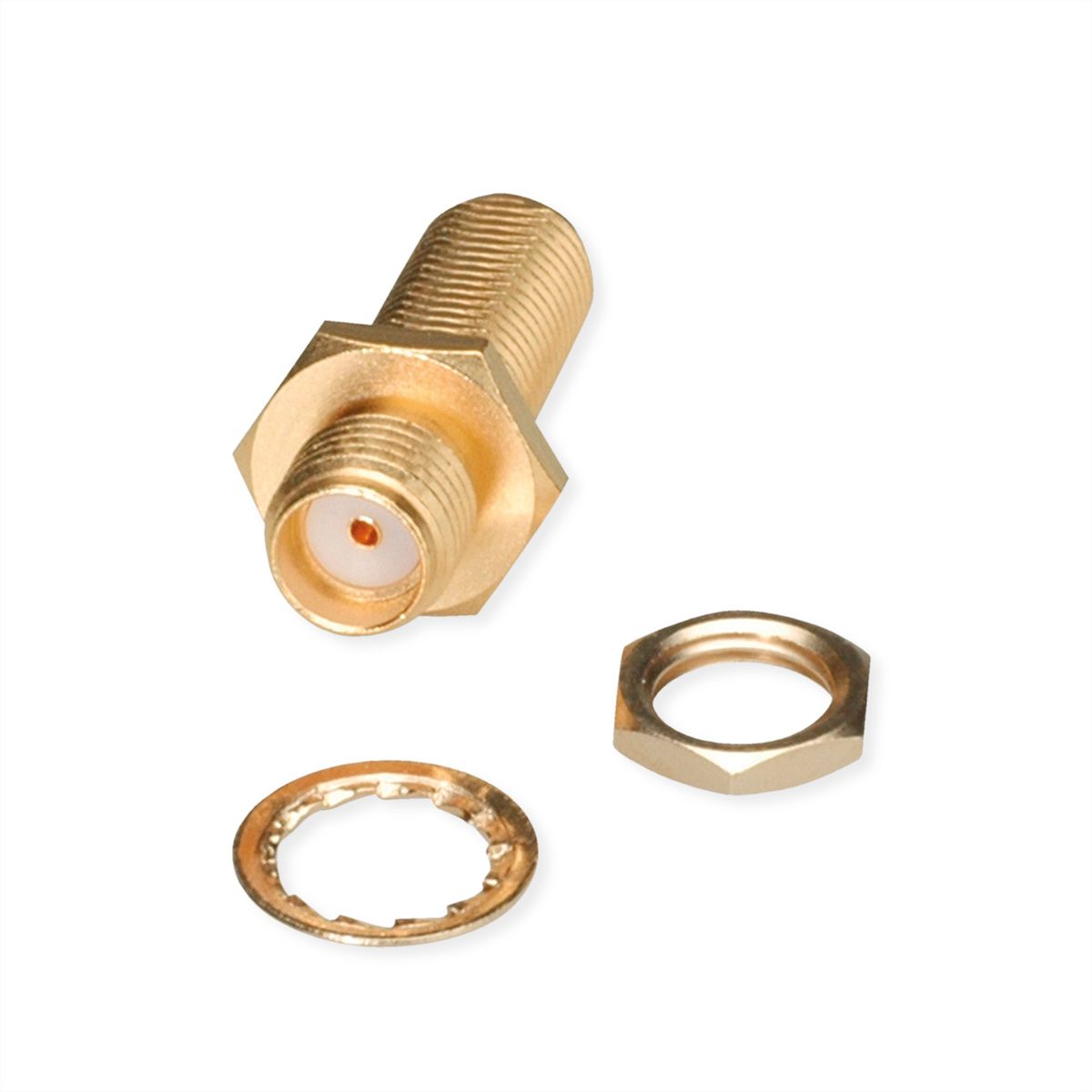 TELEGÄRTNER Connecteur SMA femelle/femelle plaqué or