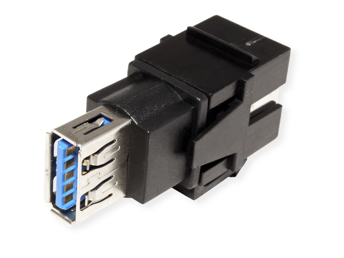 BACHMANN Keystone USB 3.0 Coupleur A/B femelle-femelle noir