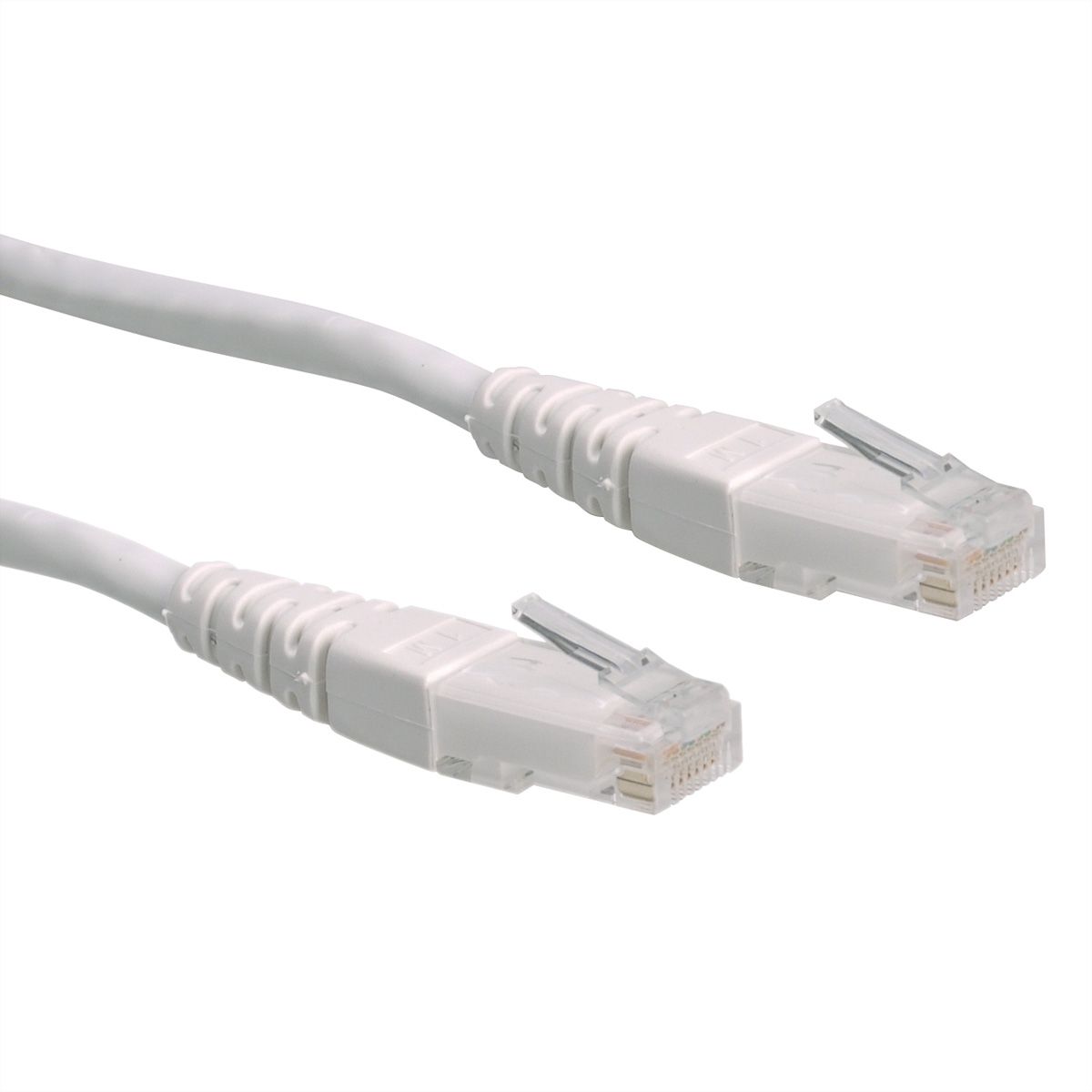Cordon ROLINE Cat.6 (Classe E) UTP, blanc, 1 m