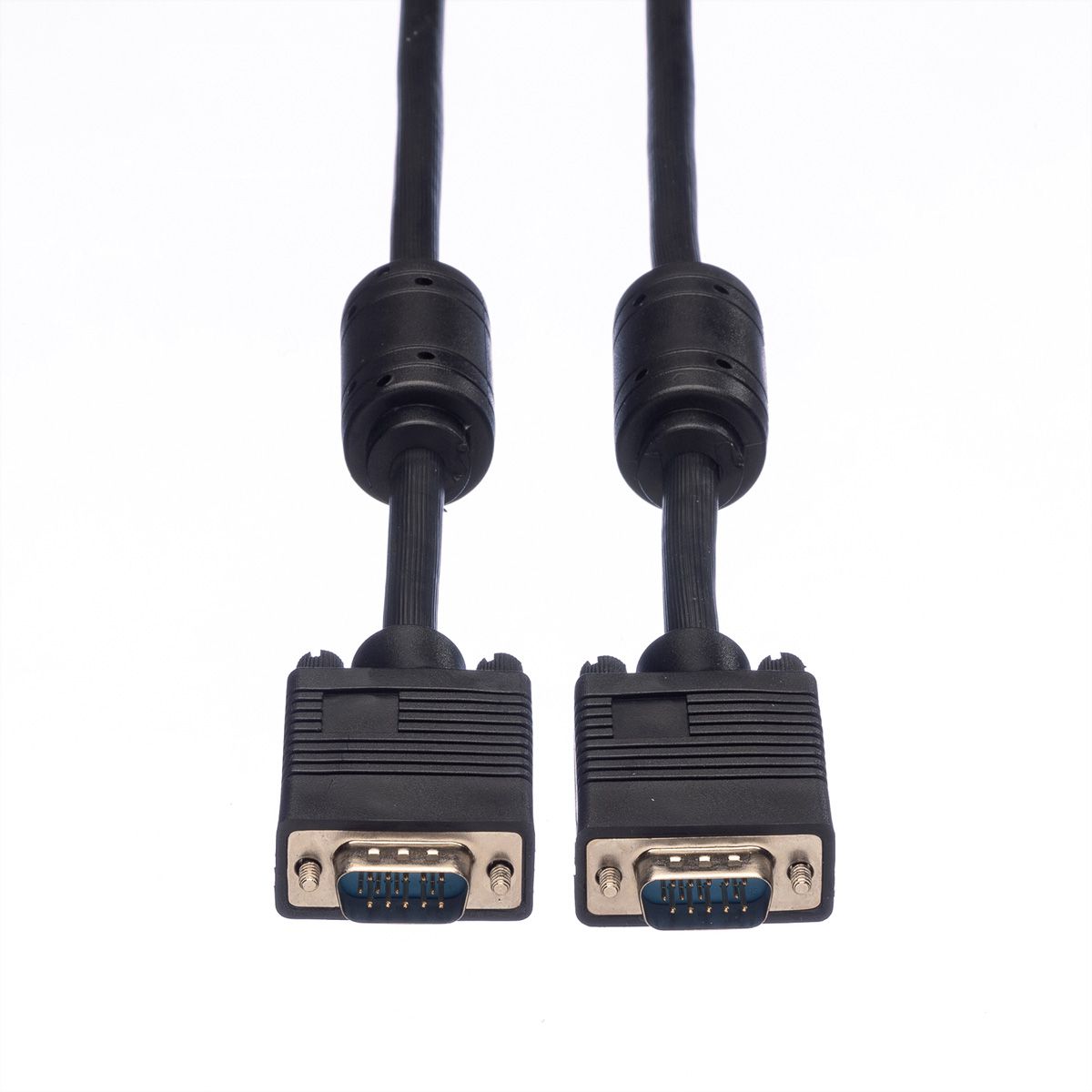 ROLINE SVGA HD15 M/HD15 M avec noyaux de ferrite, 2 m