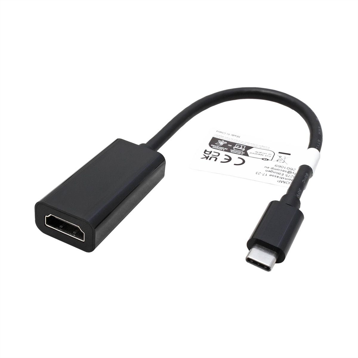 ROLINE Adaptateur Type C - HDMI, M/F, 8K60