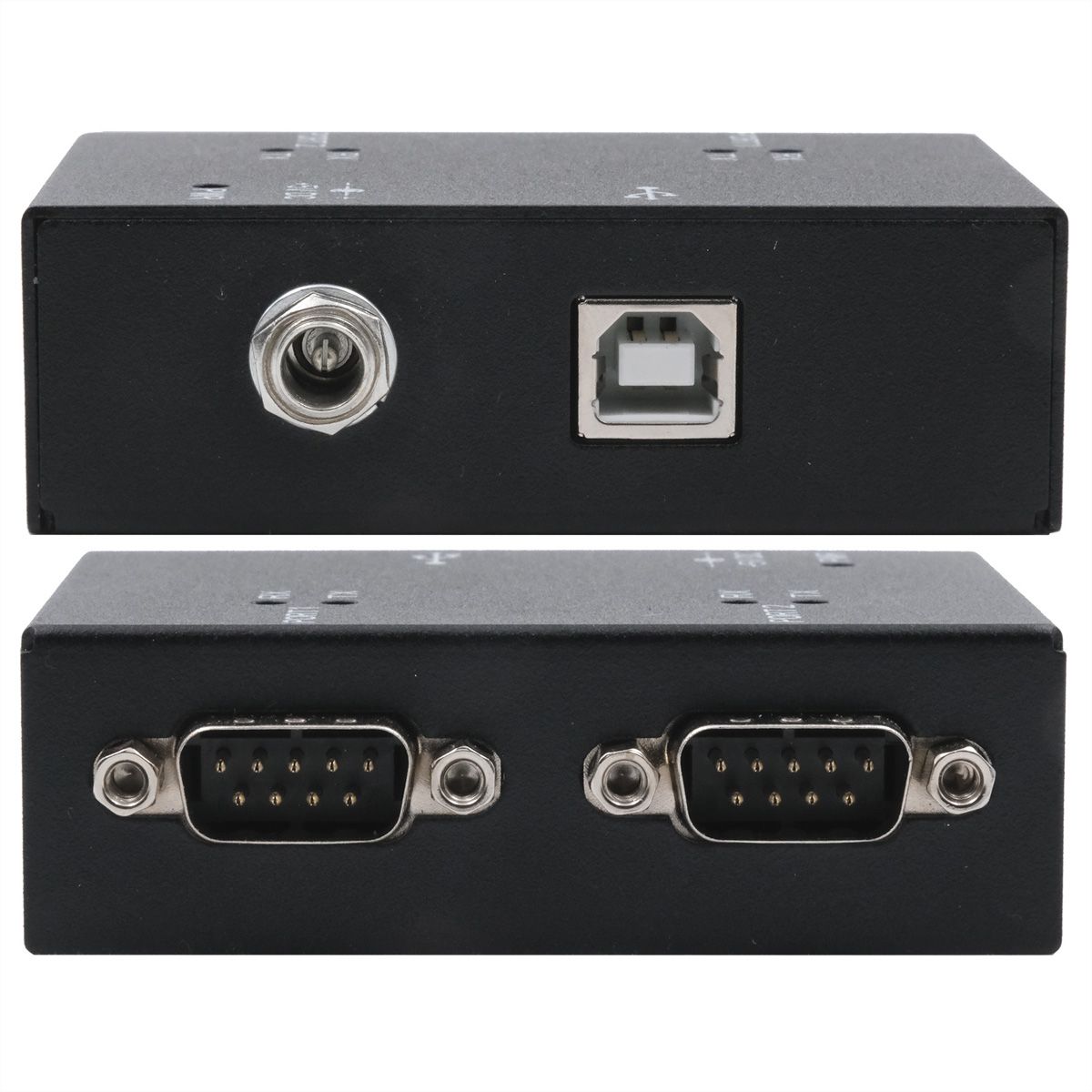 EXSYS EX-13072HM USB 2.0 vers 2 ports série RS-232 Boîtier métallique Kit de puces FTDI