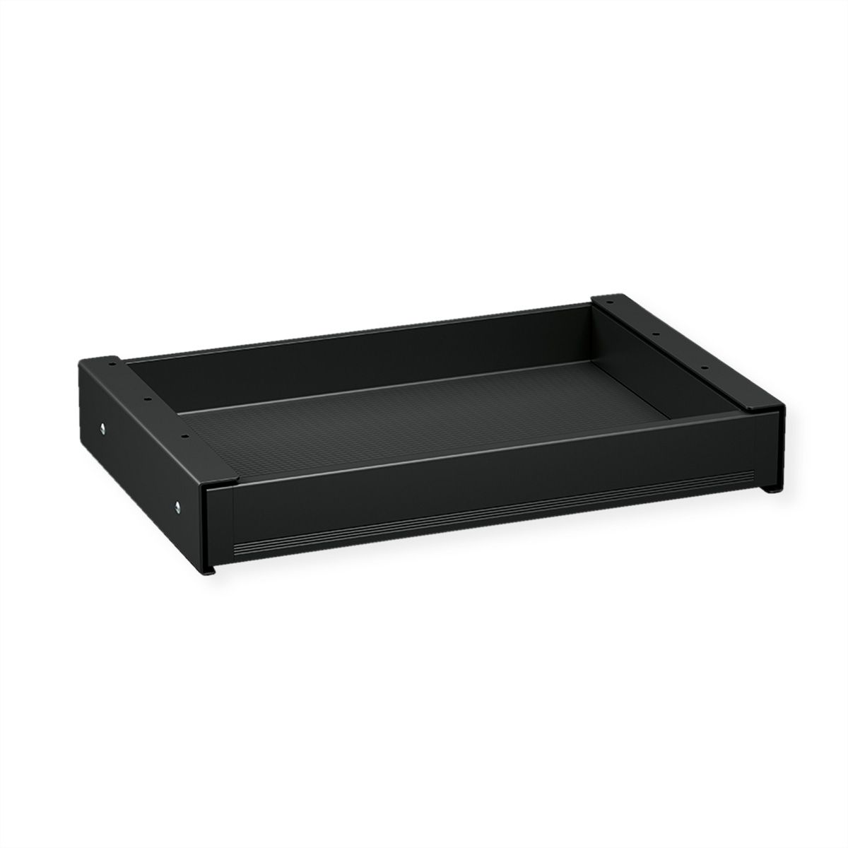 VALUE Tiroir sous bureau ultra-mince, taille moyenne, noir