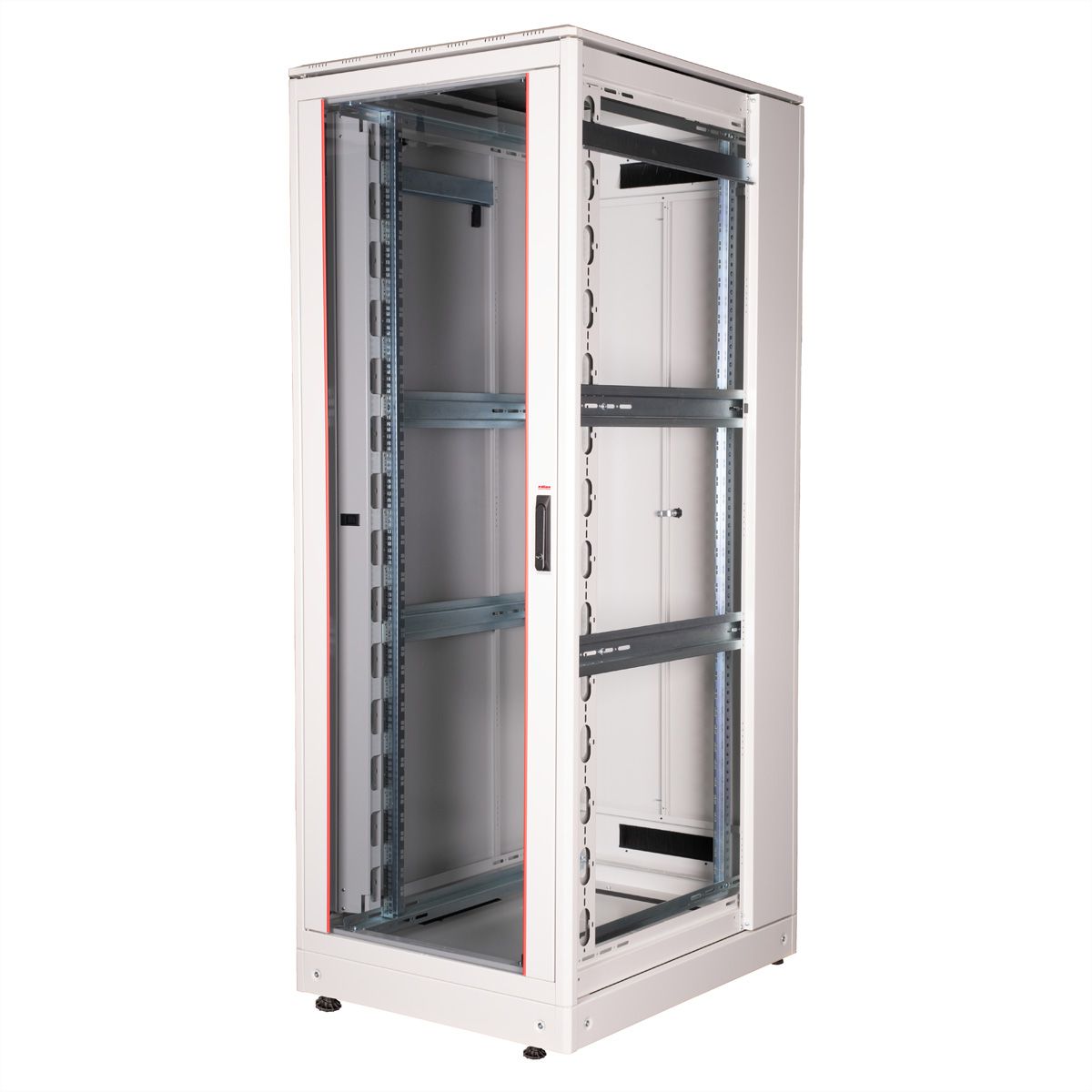 ROLINE 19" Baie réseau Pro 42U, 800x1000 LxP Porte verre gris