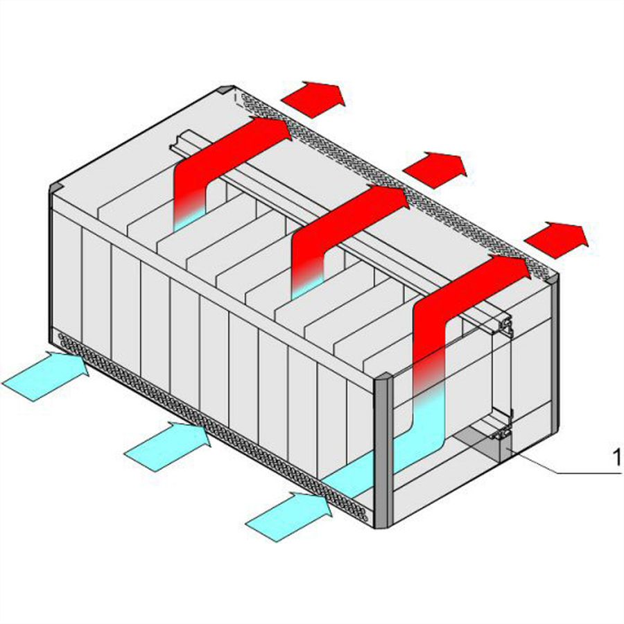 SCHROFF RatiopacPRO Joint d'étanchéité à l'air, joint autocollant, 42 HP