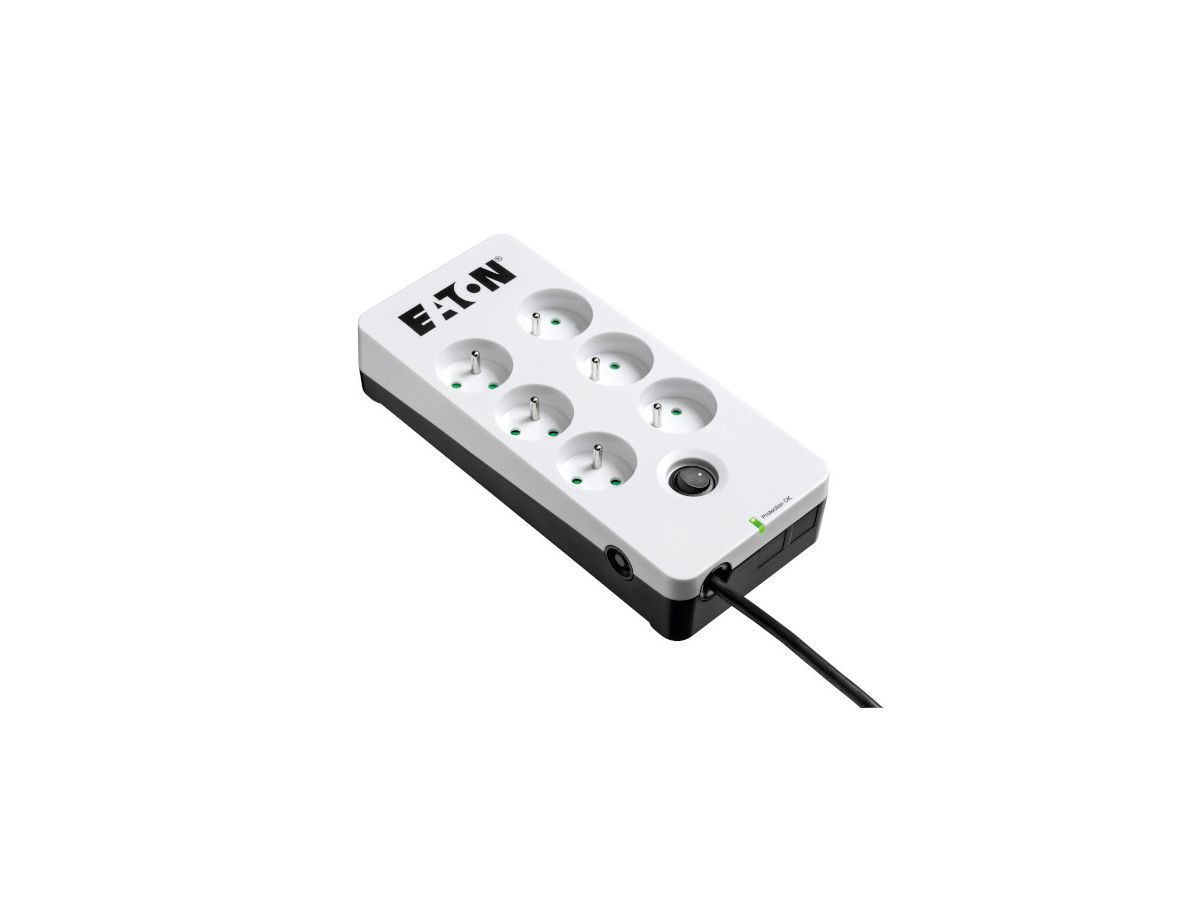 Eaton PB6F Boîtier de protection, 6 sorties CA 220 - 250 V 1,5 m
