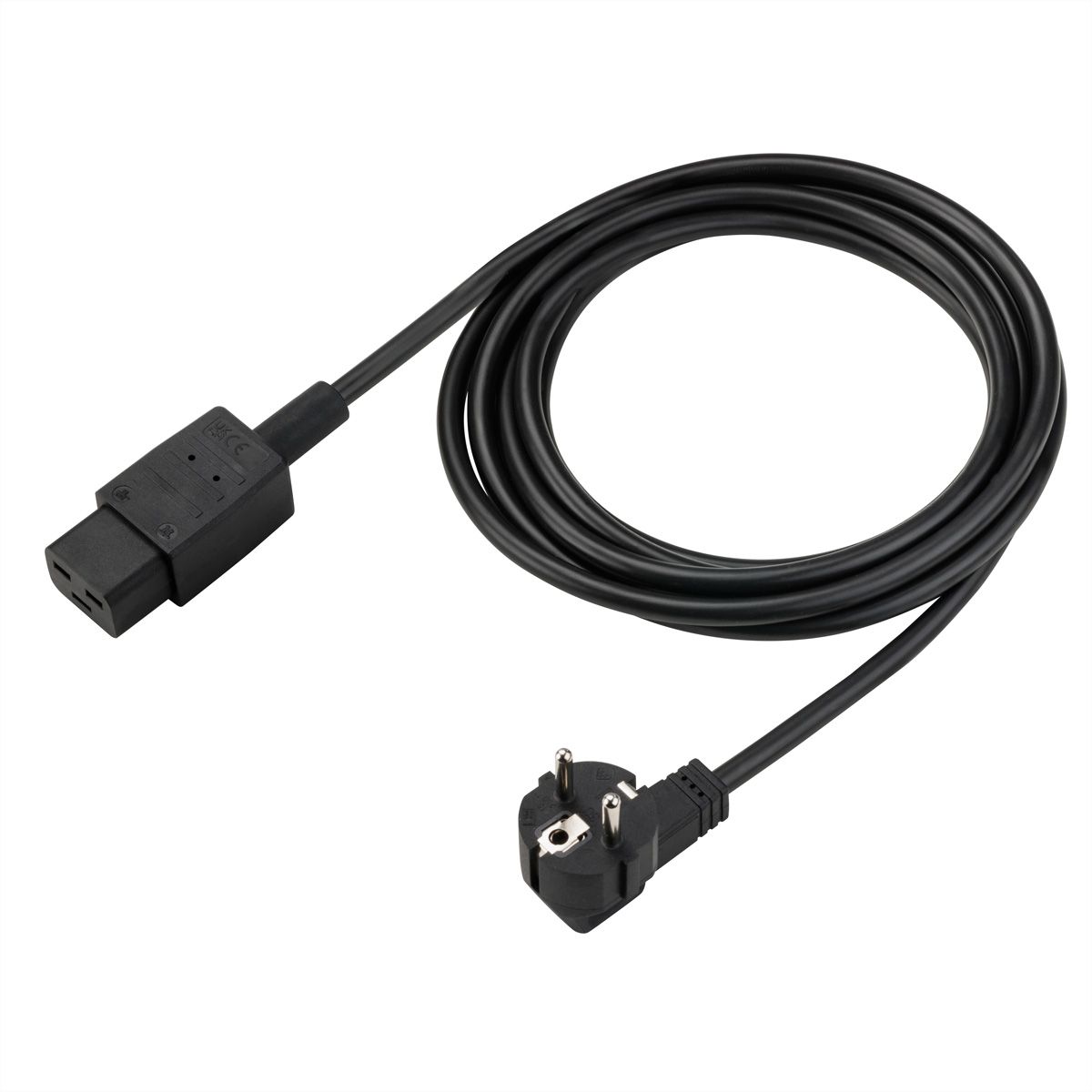 BACHMANN Câble 2P+T - IEC320-C19 16A/250V, noir, 3 m