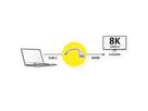 ROLINE Adaptateur Type C - HDMI, M/F, 8K60