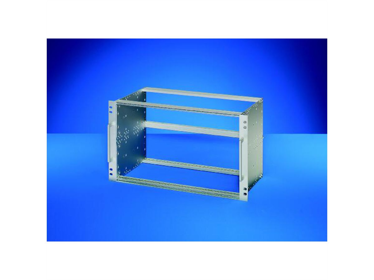 SCHROFF EuropacPRO 19" Subrack Kit pour chemin de fer, blindage rétrofit, EN 50155, 6 U, 84 CV, 235 mm