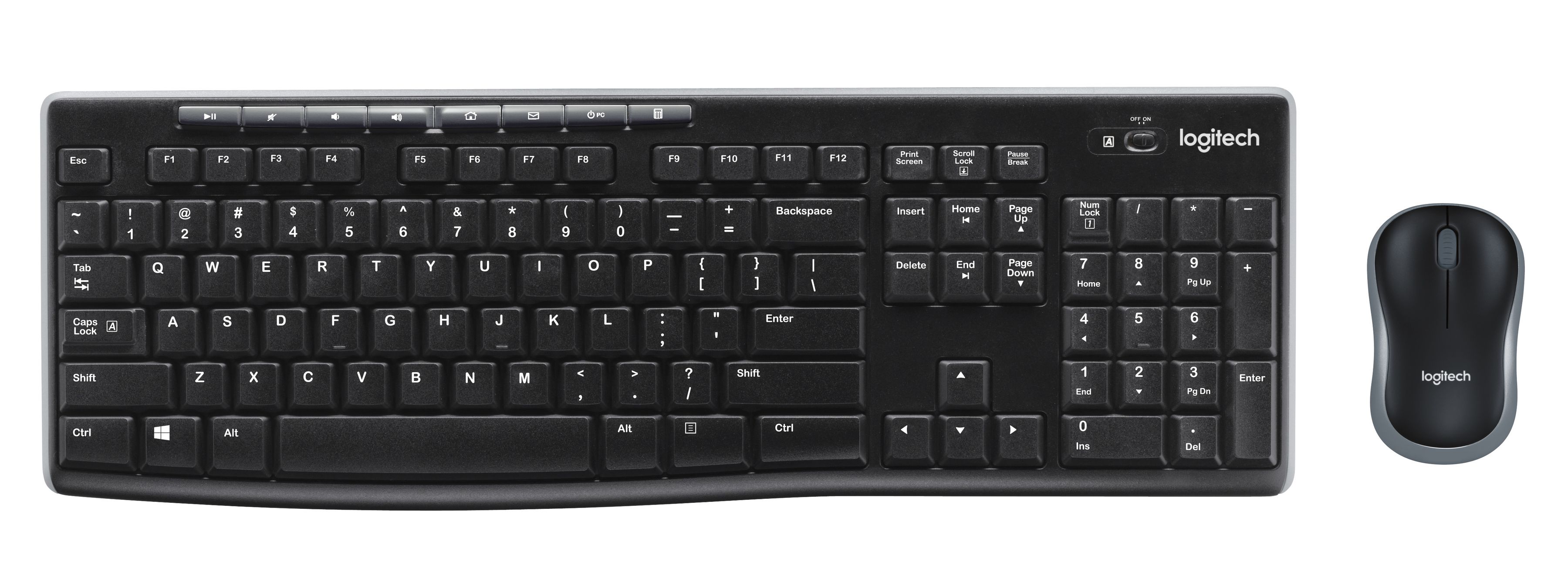 LOGITECH Clavier/Souris Wireless MK270