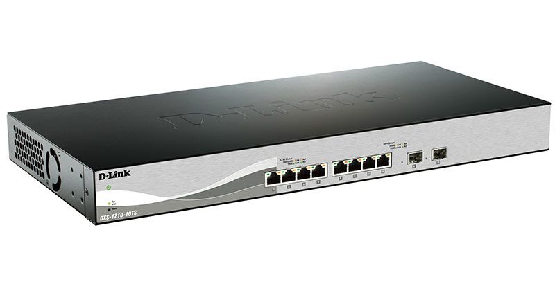 D-Link DXS-1210-10TS Géré L2/L3 10G Ethernet (100/1000/10000) 1U Noir, Argent