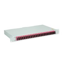 TELEGÄRTNER BASIS eco Panneau fibre optique, 24x SC Duplex, violet, OM4