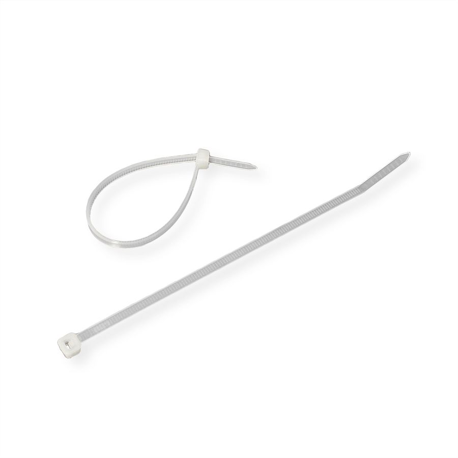 VALUE Bande de fixation, 15cm, 3,7mm, coudée, 100 pièces