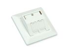 ROLINE Embase pour modules, 2 ports, pour keystones