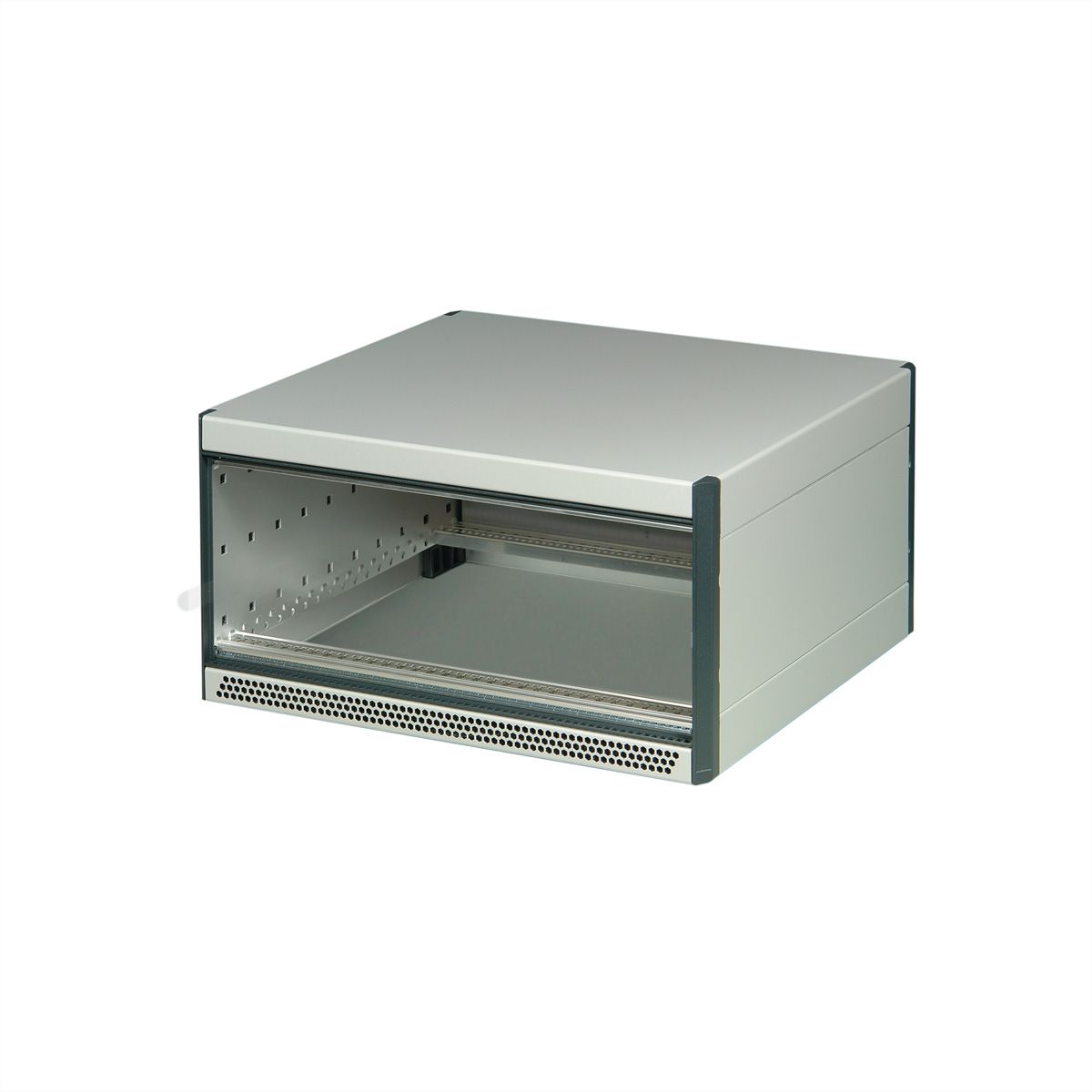 SCHROFF RatiopacPRO AIR, coffret de bureau, blindage rétractable, garniture avant, 4/5 U, 28 HP, 255 mm