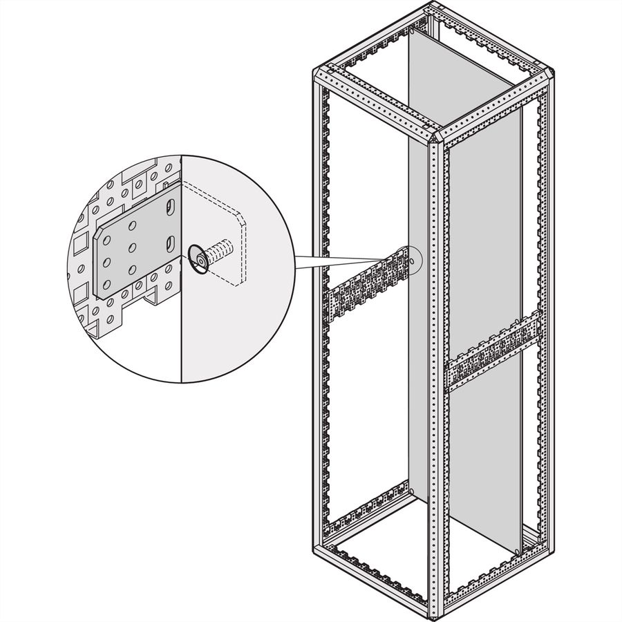 Plaque de montage Varistar SCHROFF Support de renforcement