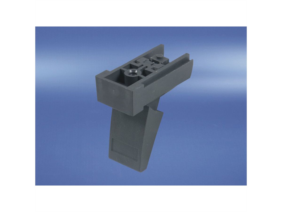 SCHROFF Pied basculant pour châssis, plastique, RAL 7016