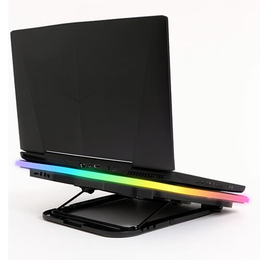 ANTEC LCHF200 Hyperflow RGB Support de refroidissement pour ordinateur portable, 10-17 pouces