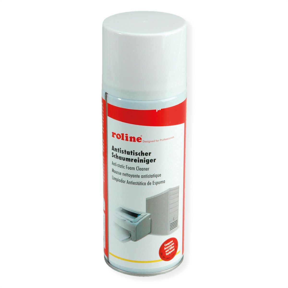 ROLINE Mousse de nettoyage antistatique, 400 ml