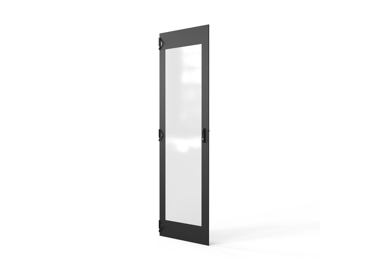 SCHROFF Porte 2450H 800L verre IP20 fermeture 3 points