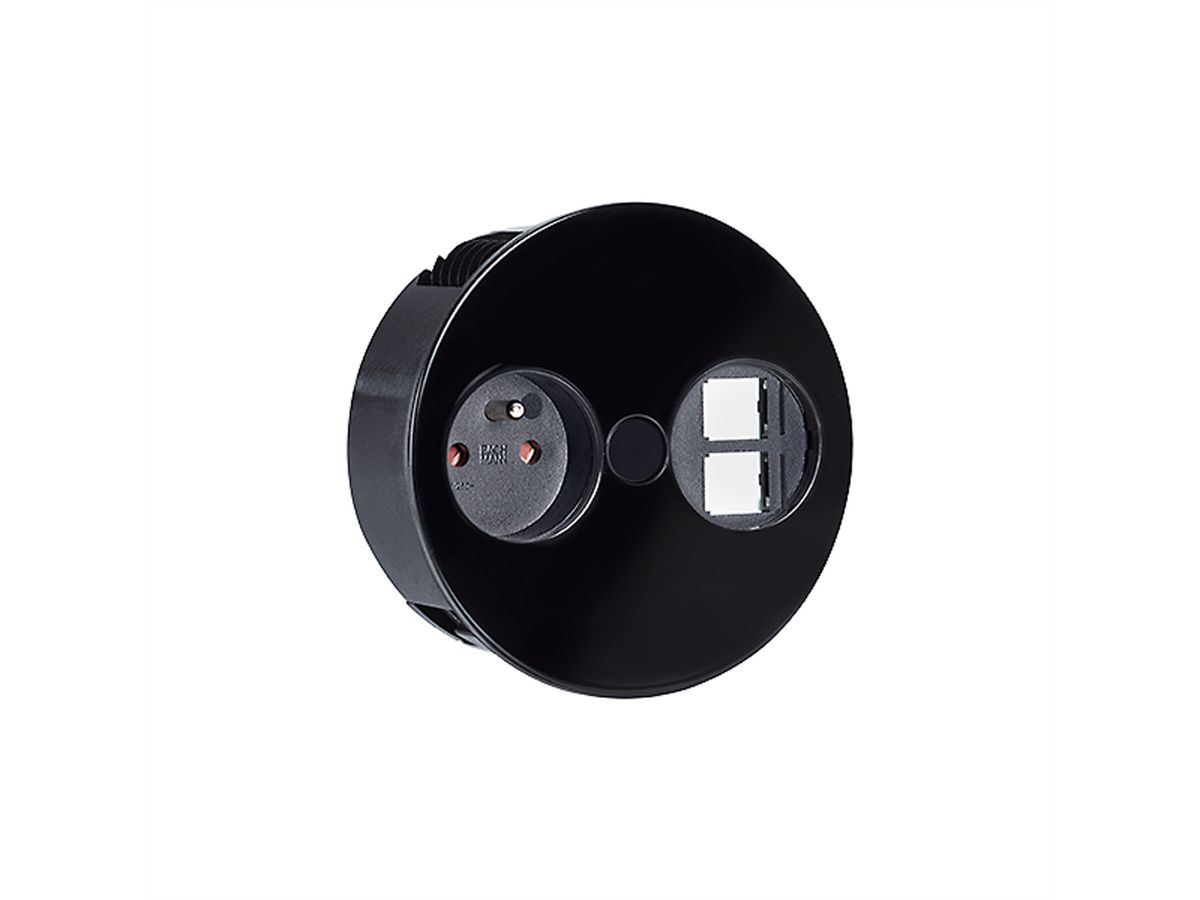BACHMANN TWIST 1xUTE 2xKeystone noir 30GE satiné
