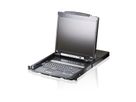 ATEN CL5800N Console KVM, LCD 48cm, VGA, PS/2-USB, port périphériques, FR-Layout
