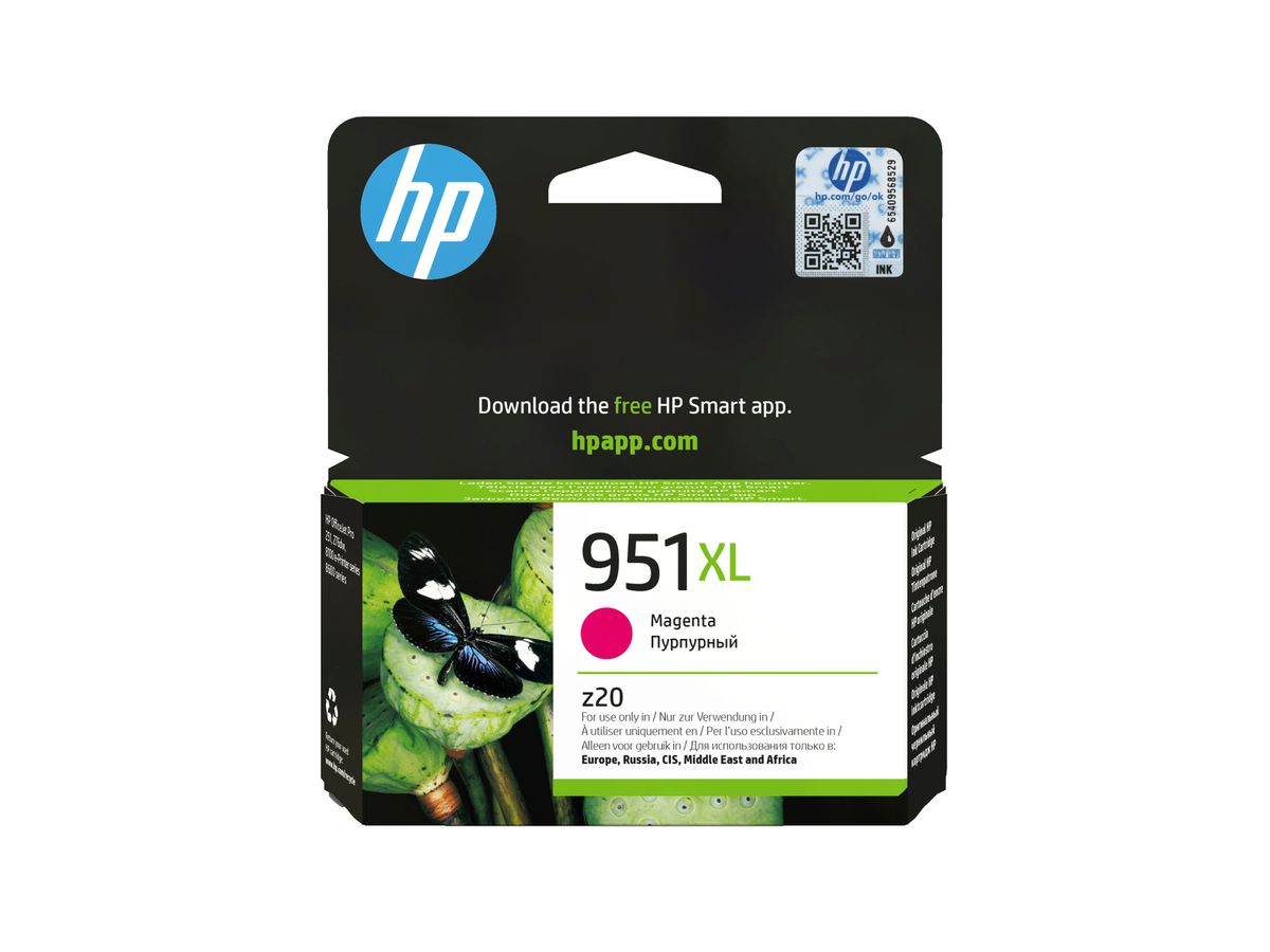 HP 951XL cartouche d'encre magenta grande capacité authentique