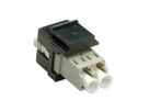 ROLINE Raccord optique LC/LC duplex multimode, Keystone, OM2
