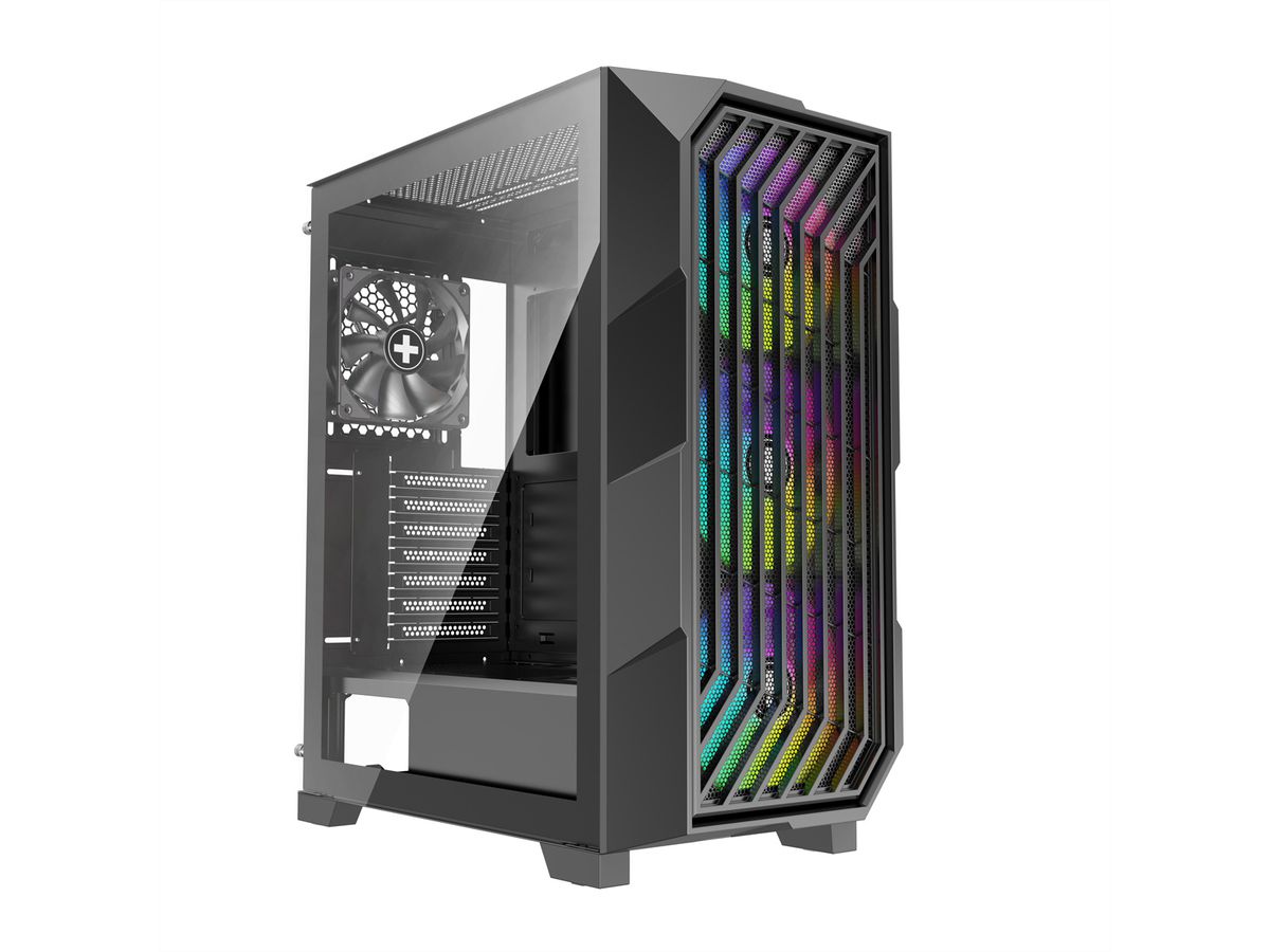 XILENCE Xilent Breeze II Boîtier PC ATX noir, Boîtier PC Gaming ATX X812.ARGB noir