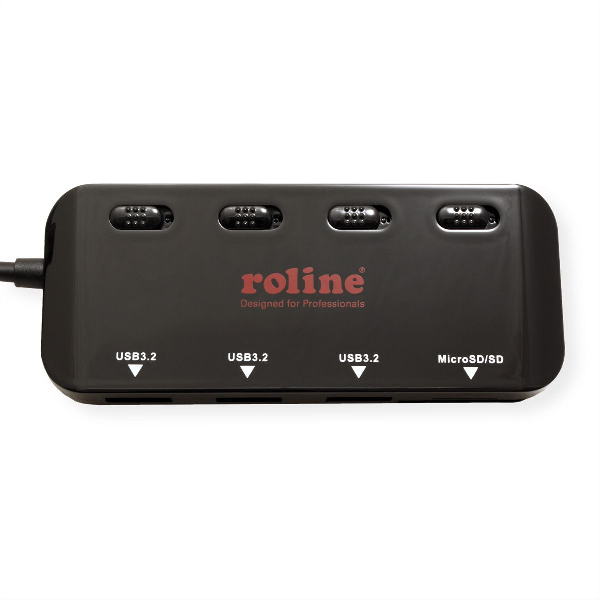 ROLINE Hub USB 3.2 Gen 1, 3 ports, type C, 1 port Cardreader