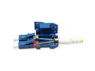 ROLINE Câble Patch FO duplex OS2, 9/125µm LC/LC, UNIBOOT, jaune, 0,5 m