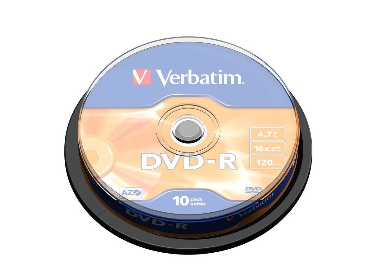 Verbatim DVD-R Matt Silver 4.7Go DVD-R 10pièce(s)