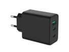 VALUE Chargeur USB, 3 ports, (2x C+ 1x A), 65W, technologie GaN