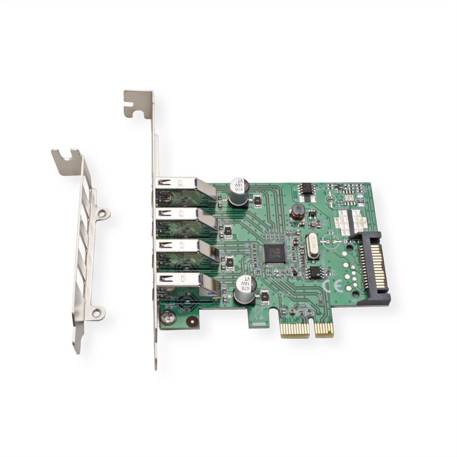 VALUE Carte PCI-Express, 4 ports USB 3.2 Gen 1