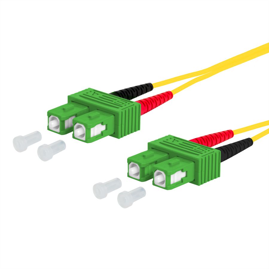 METZ CONNECT OpDAT cordon de brassage, SC-D APC/SC-D APC OS2, 0,5 m